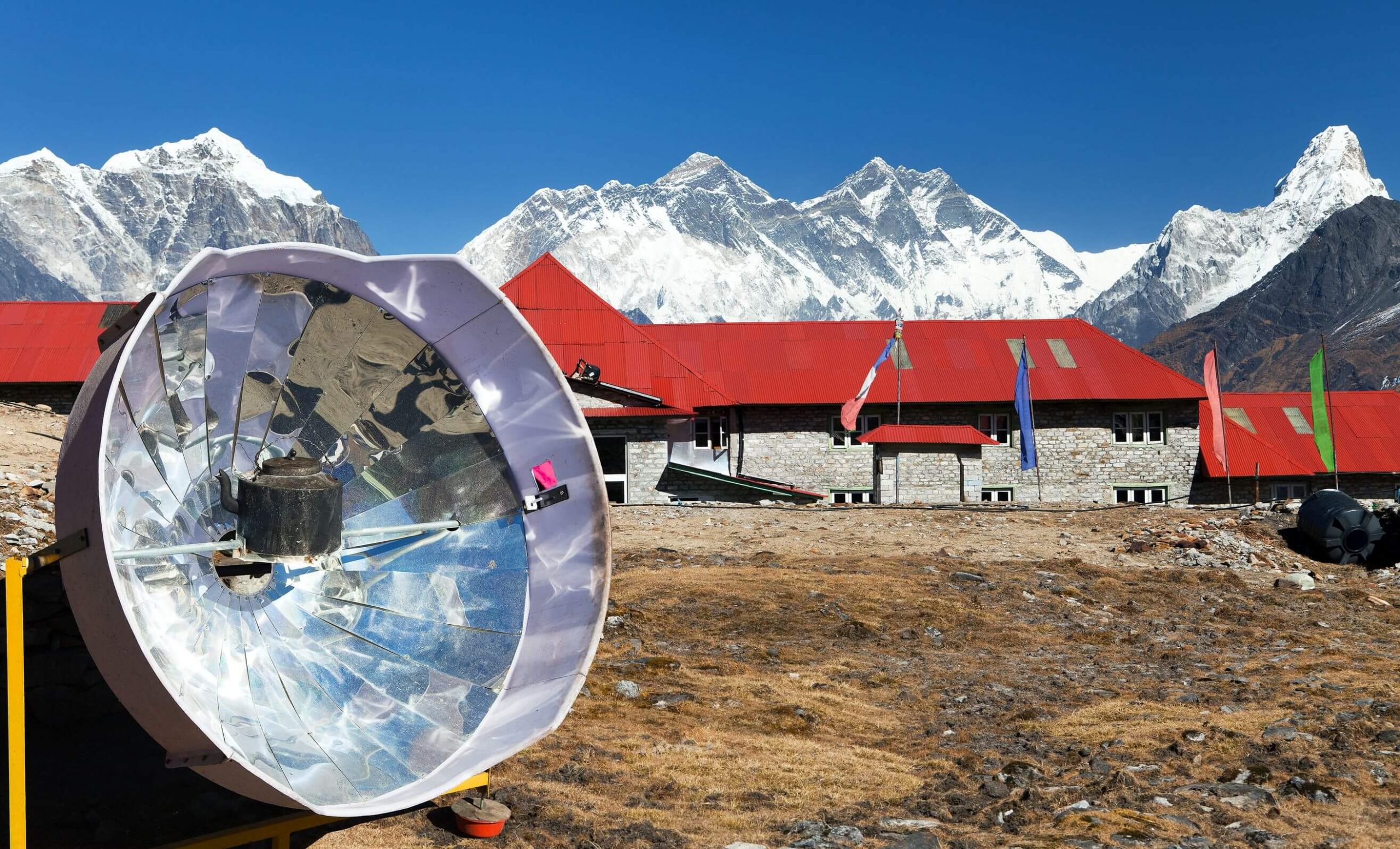 Solar cooking a hegyekben