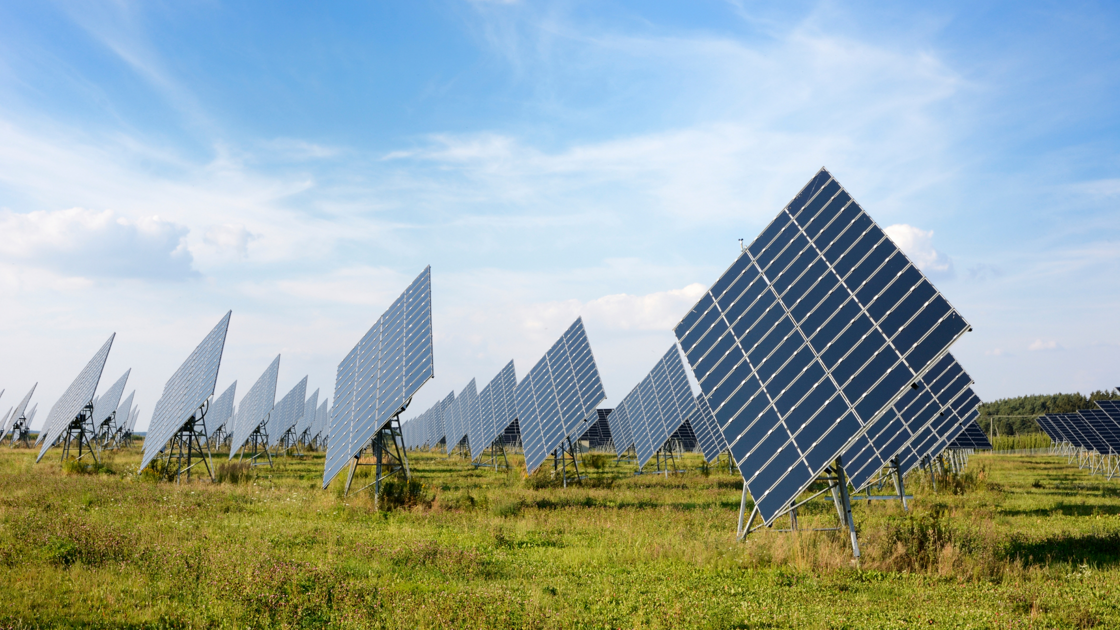 Földre telepített napelem